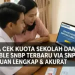 Cara Cek Kuota Sekolah dan Siswa Eligible SNBP 2026 di web SNPMB.id